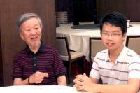 Mr LI (right) and Prof Charles K KAO (left)